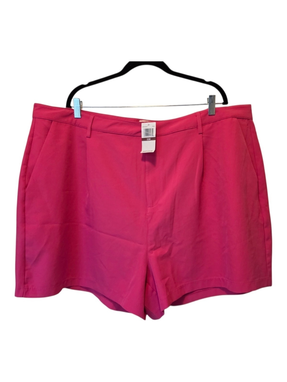 New Super Cute Hot Pink Plus Size Shorts Size 22W
